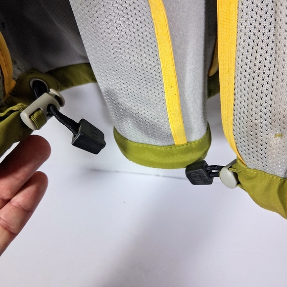 Gap Vintage L Y2k Full Zip Green Fleece Lined Sporty Vest - Picture 8 of 10